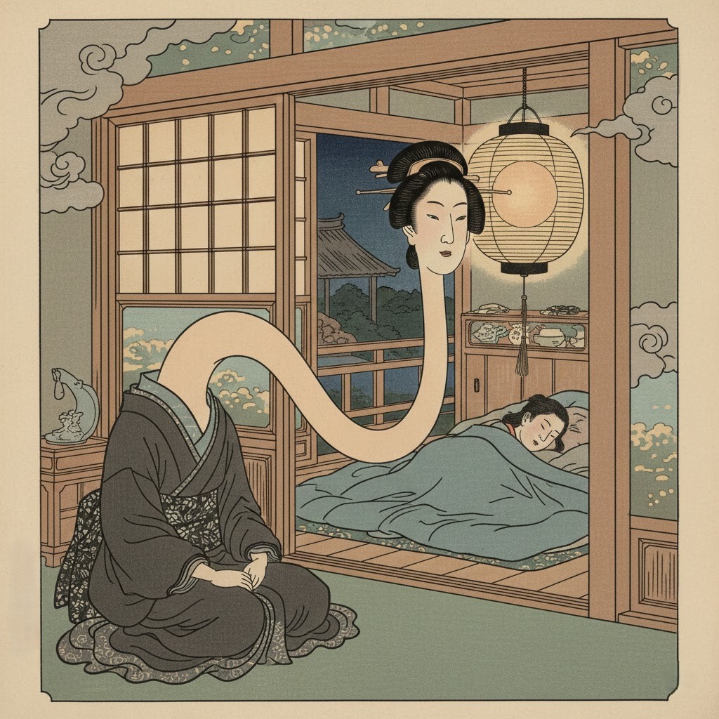 Rokurokubi - la femme au long cou