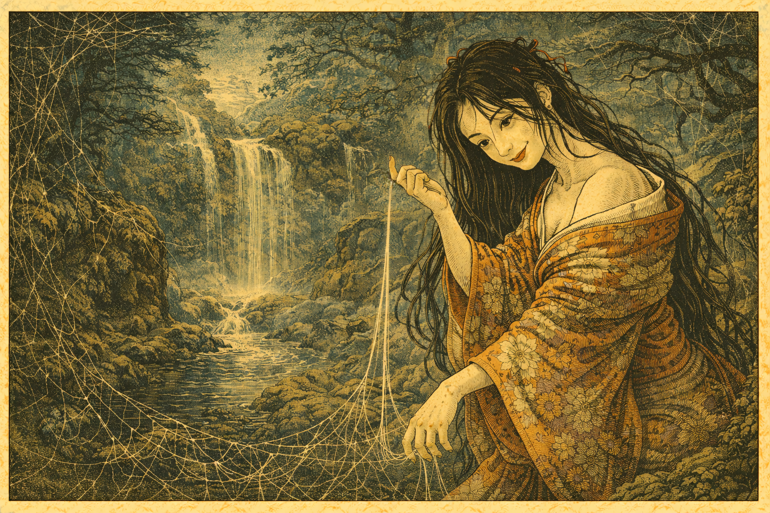 La Jorōgumo est une femme d’une beauté ensorcelante